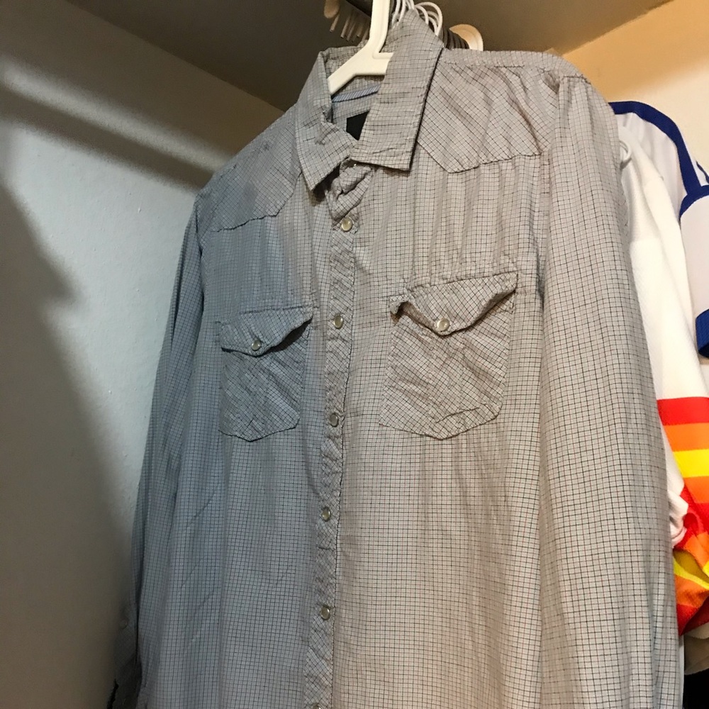 Blue Astronomy button up